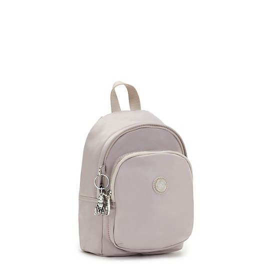 Kipling Delia Compact Metallic Convertible Backpacks Glow Satin | CA 1559NW